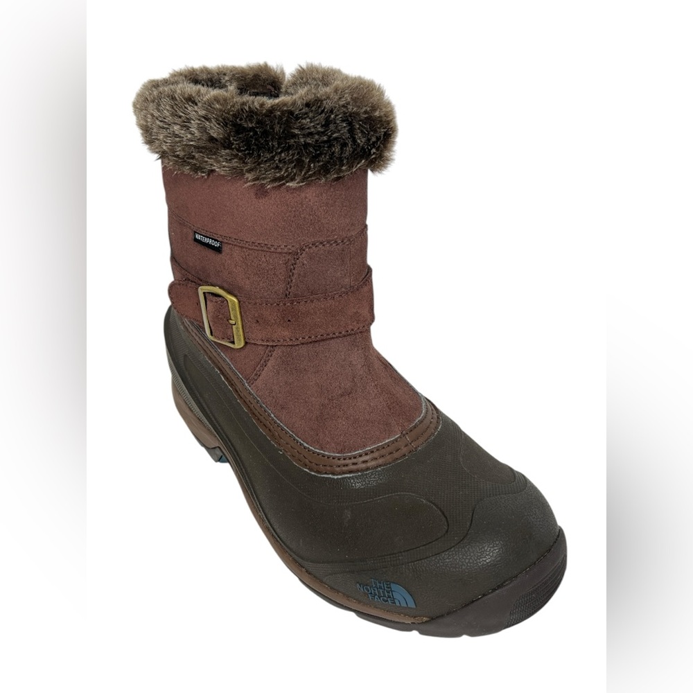 The North Face Women Chilkat III Brown Pull On Heat Seeker Winter Boots Size 10